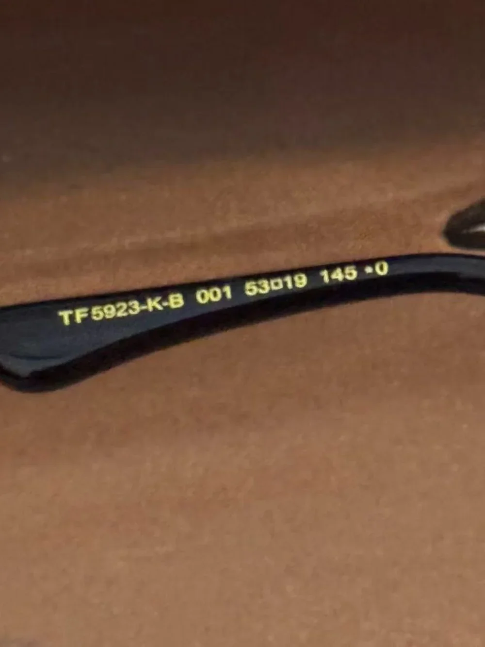 Tom Ford TF5923-K-B Black Square Blue Light Eyeglasses